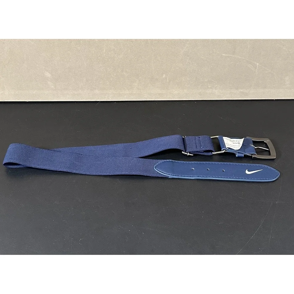 Nike Baseball Softball Elastic‎ Belt Navy Blue Adjustable One Size NBL09416OS